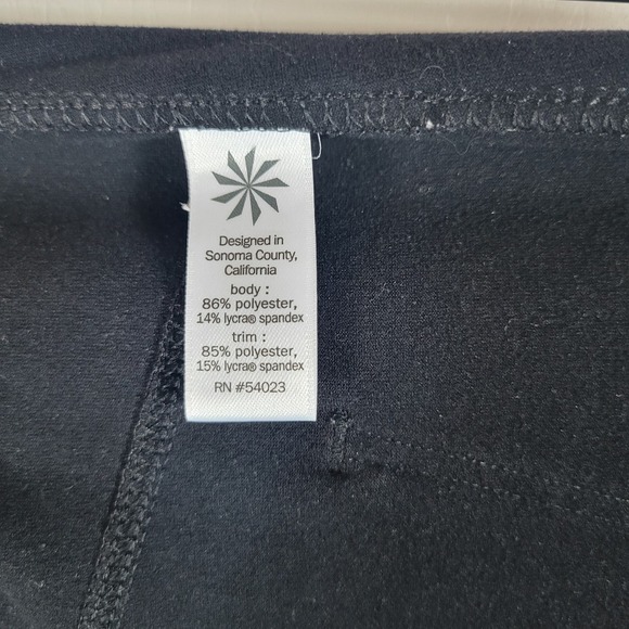 Athleta Joggers Size Small Black Tapered Stretch Pants Athleisure - Picture 5 of 8